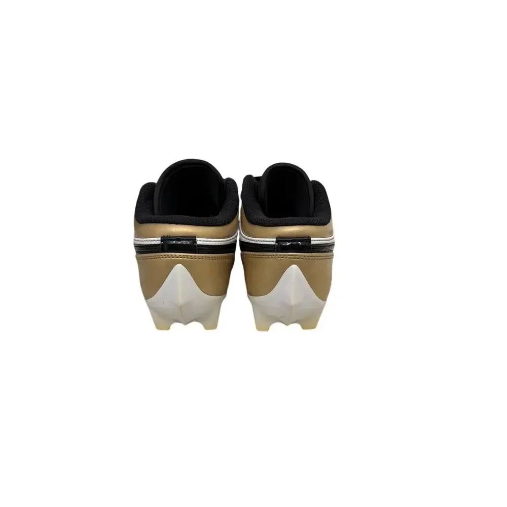Jordan 1 Low TD Gold Black White Football Cleats Size Men's 7